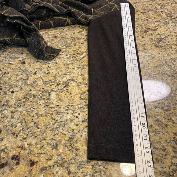 Terra SJ Apparel Stretch Printed Collared Long Sleeve Button Down Shirt Small - Picture 11 of 16